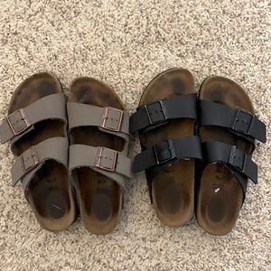 Two pairs of Birkenstock’s